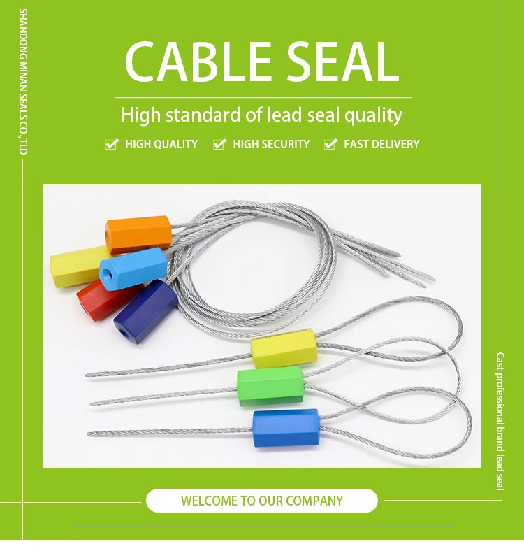 MA-CS3001  High Value Shipments  plastic cable security seal with bar code