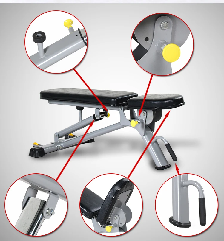 Heavy Commercial Multi Function Adjustable Dumbbell Bench