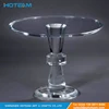 Glass Top Clear Acrylic Round Dining Table