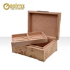 Eco-friendly best cigar humidor strong sealing wooden cigarette box with golden hygrometer & humidifier