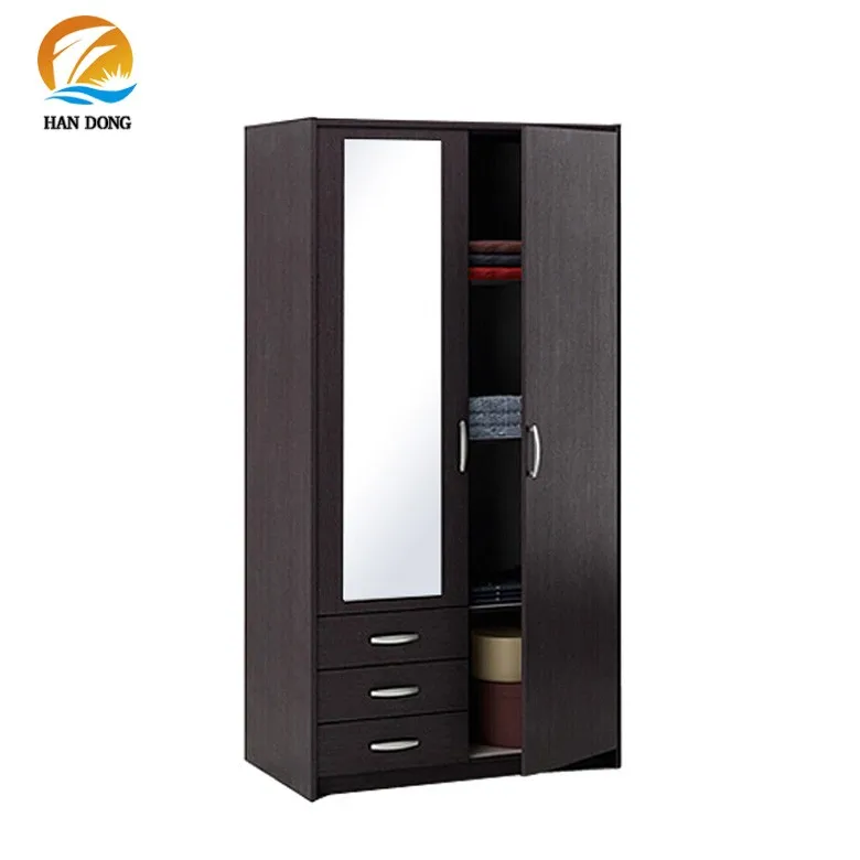 Black Ash Real Wood Grain Wardrobe Design Specific Use Bedroom