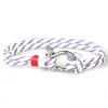 2019 Fashion Sport Camping Survival Bracelet Men Parachute Rope Clasps Hand Woven Nylon Cord Bracelets And Cuffs