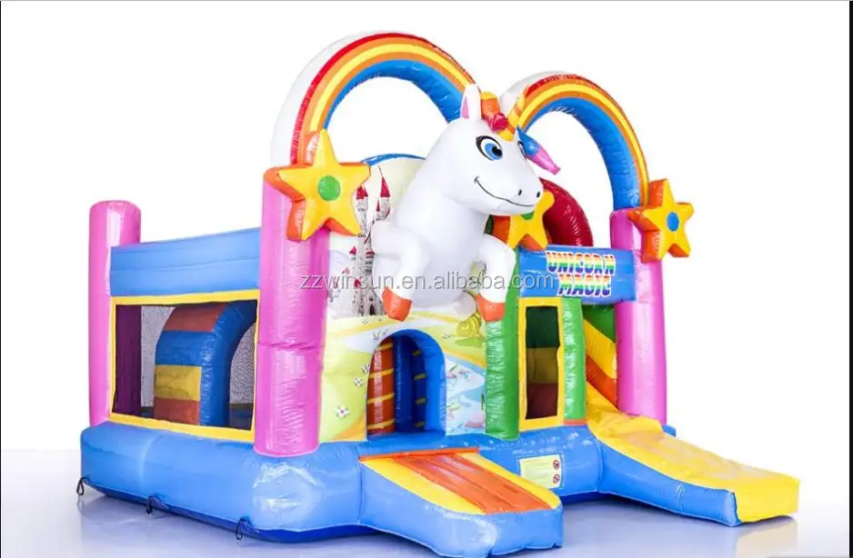 plush unicorn castle