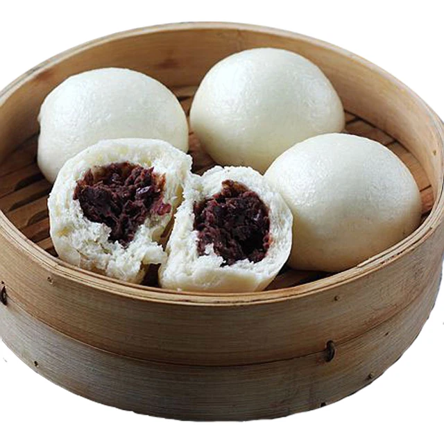 Zhaohui Factory Steamed Red Bean Stuffed Bun - Buy Stuffed Bun,Frozen ...