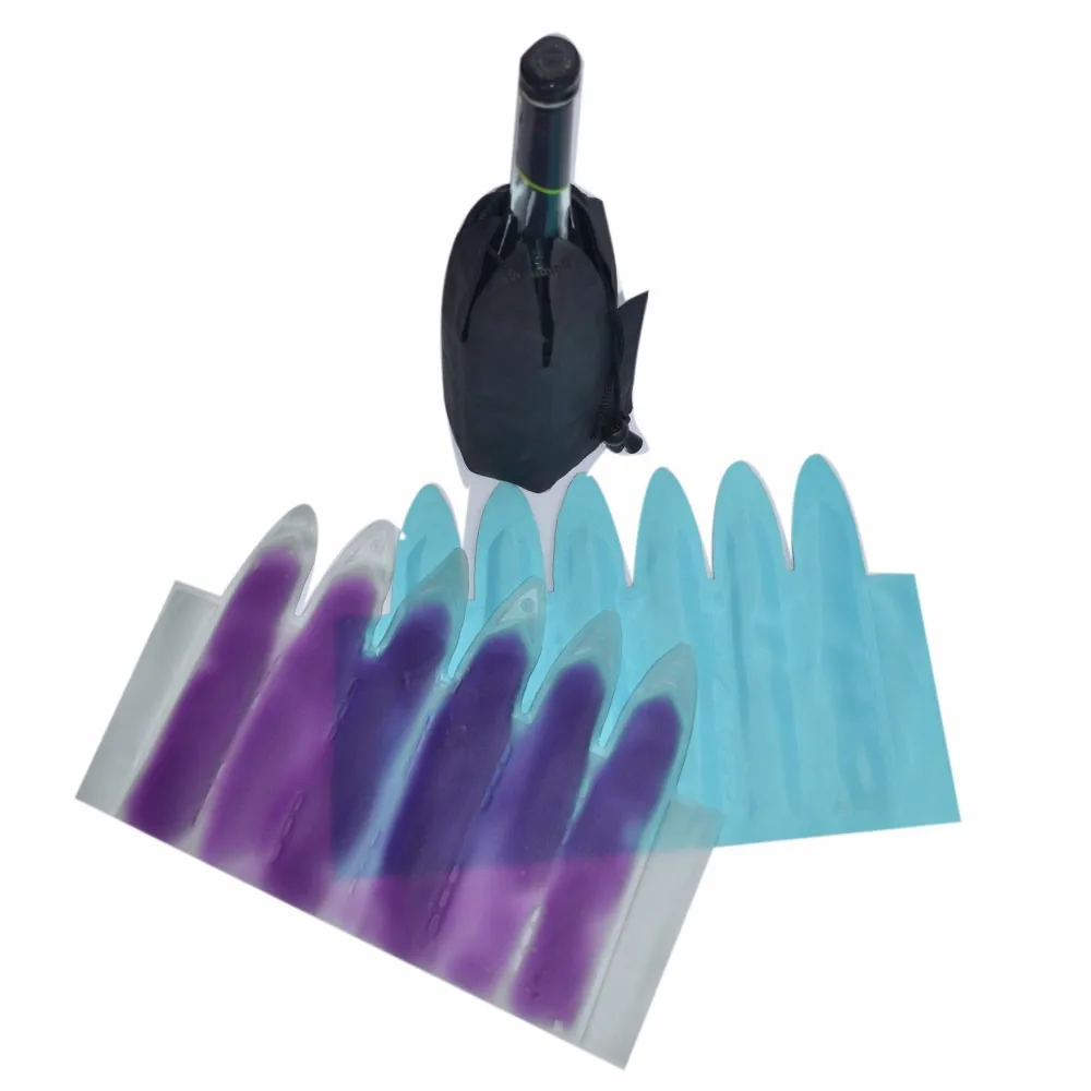 Wine Chiller Champagne Bottle Cooler Sleeve,Portable Gel Ice Pack Wrap