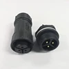 Waterproof connector ip67 ip68 M16 2 3 4 5 6 8 Pin DC connector plug