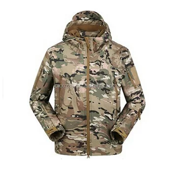 Camouflage Nylon Windproof Military Fleece Jackets Army Jackets - Buy ...