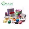 Colored aluminum foil oval disposable baking cups