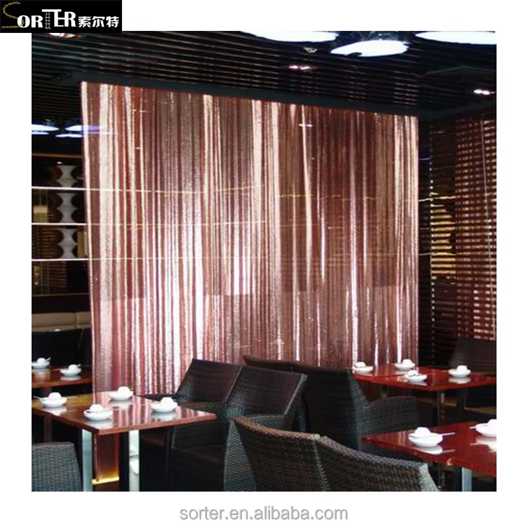 China Sorter Metal Sequin Fabric Cloth Interior Room Dividers Buy Metal Cloth Interior Room Dividers Sequin Fabric Interior Dividers Fabric Curtain