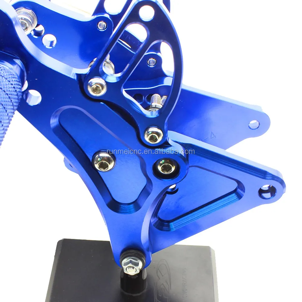 Fxcnc Xb9s Rear Sets Anordized Blue T6 Alu Racing Part For Buell Xb9s