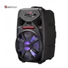8 inch portable bluetooth speaker with microphone and disco light