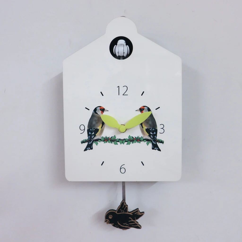 Pendulum Swing Bird Cuckoo Clock Wooden Clock Wall Clocks Living Room 