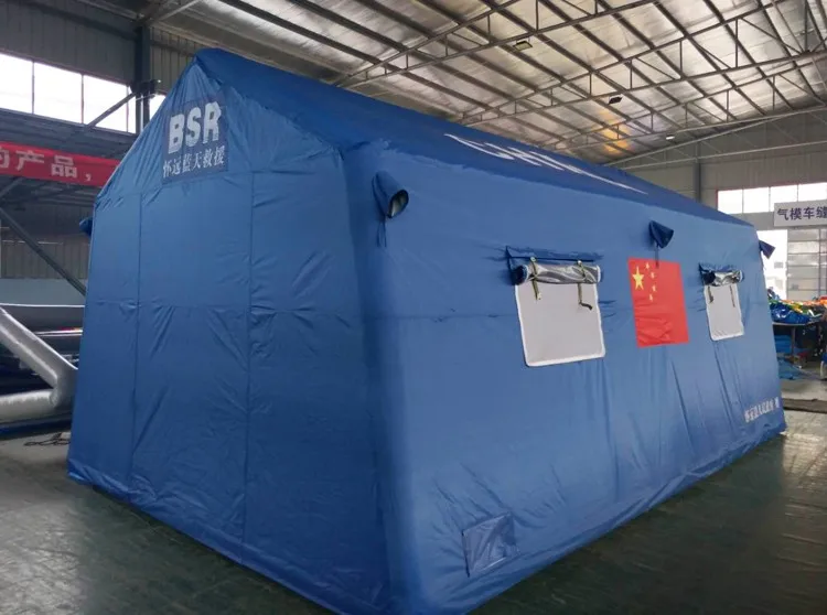 Inflatable Medical Refugees Waterproof Tent For Rescue Disaster Relief ...