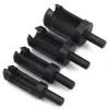 4PC Black bit set carpentry Carbon Steel shank Cylinder Plug Drill