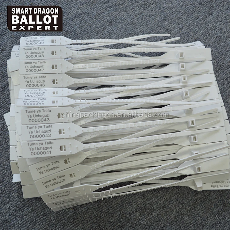 Green 295mm Plastic Security Ballot Box Seal For Kenya Election Buy