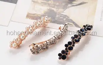 jeweled hair clips