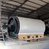 Q345R waste tire/plastic pyrolysis rotary kiln reactor for sale