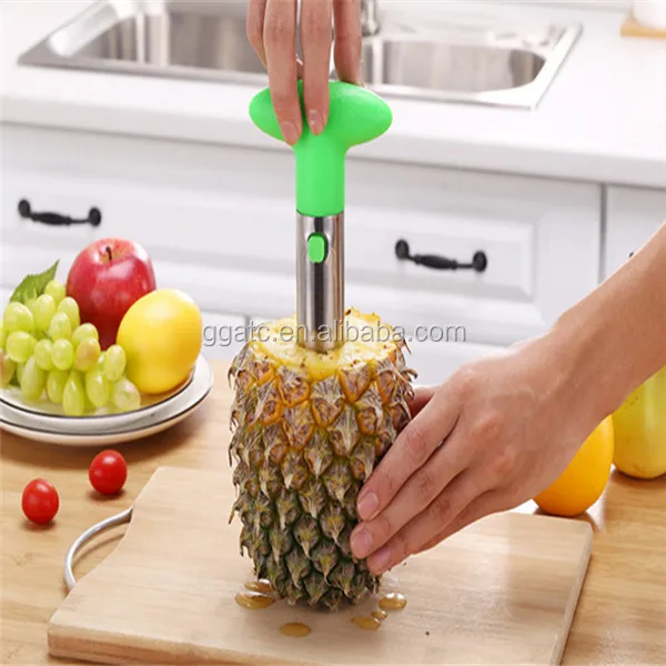 Fruit Kitchen Tool Pineapple Slicing Machinery/pineapple Peeler Machine