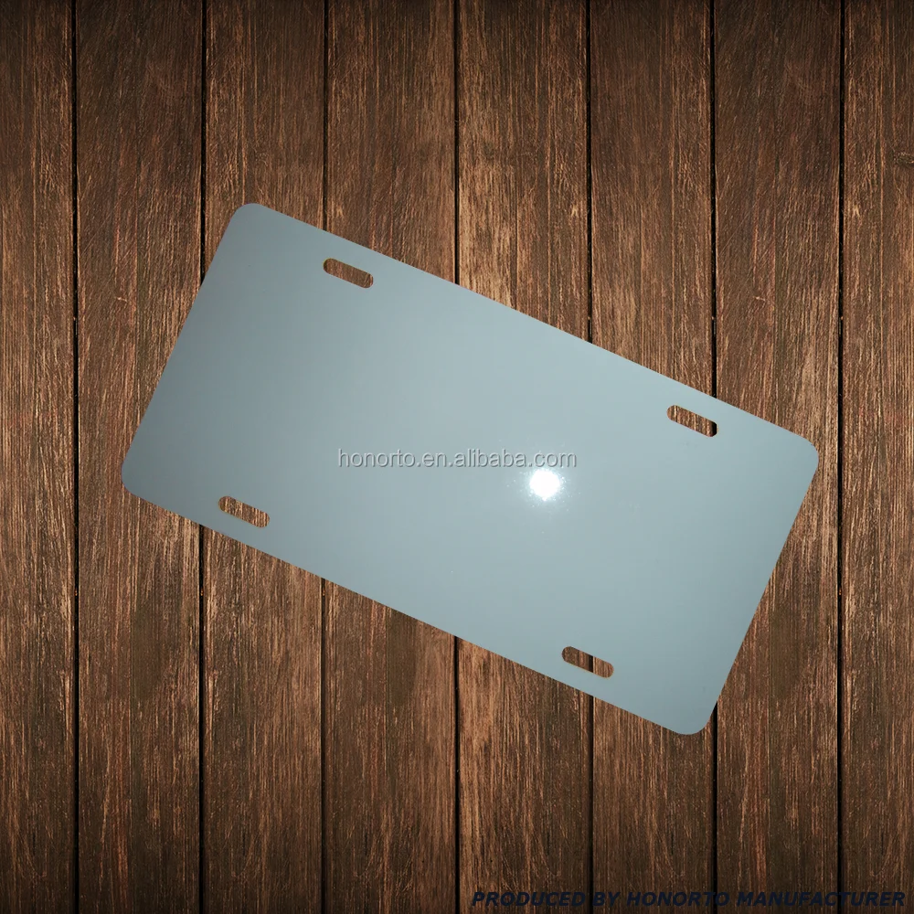 blank license plate