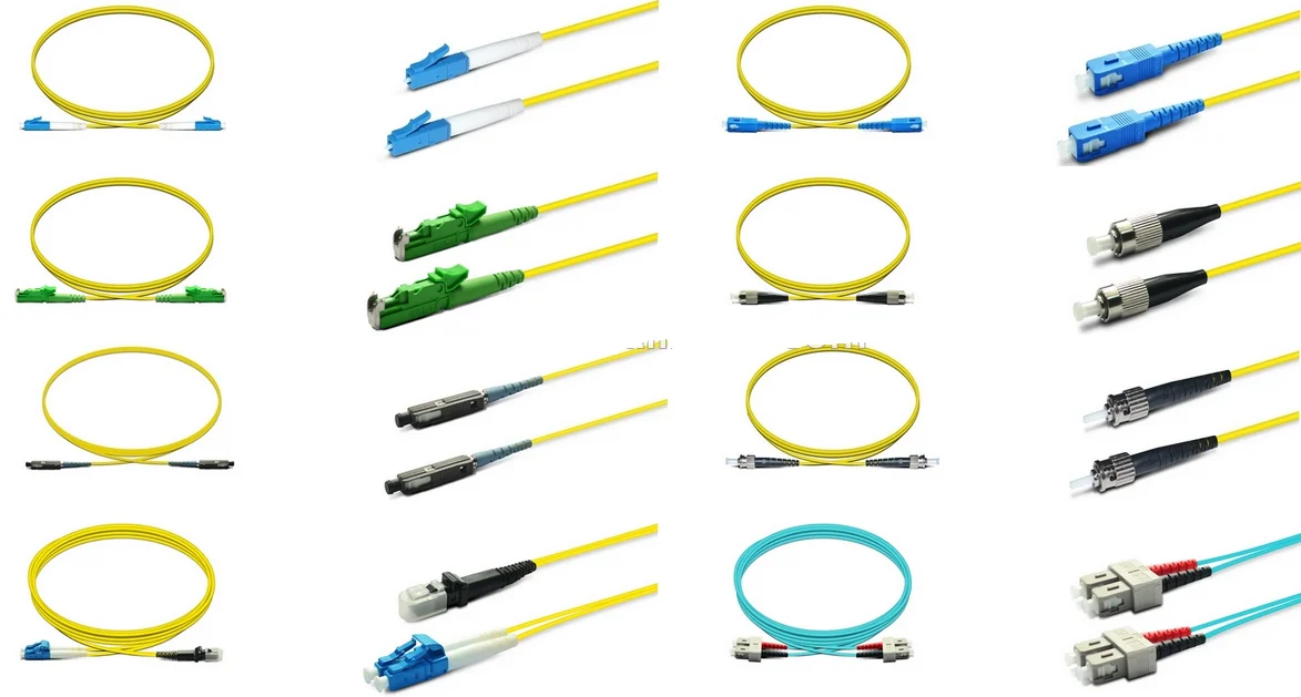 Optical Fiber Cable SM 9/125um. Коннекторы оптические разъемы FC SC LC St. Оптические патч корды соединение FC. FC-62-LC-SC-PC-2m.