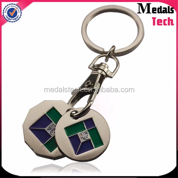 Luxury Design Your Own Logo hard enamel Metal football club keychain