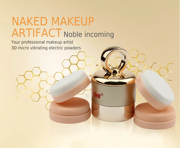 OEM Wholesale Mini Cosmetic Foundation Makeup Electric Vibration Powder Puff