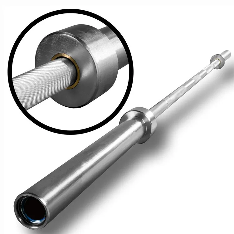 Fitness Equipment Standard Technique Training Powerlifting Chrome Stainless Steel Barbell Bar