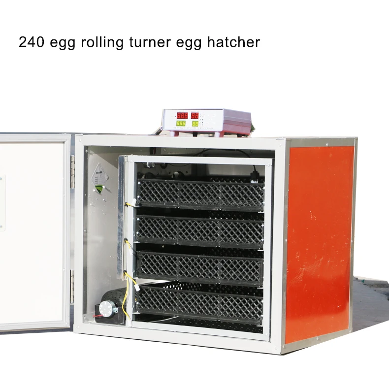 With 360 Rolling Egg Tray For Different Kind Of Birds 240 Egg Incubator