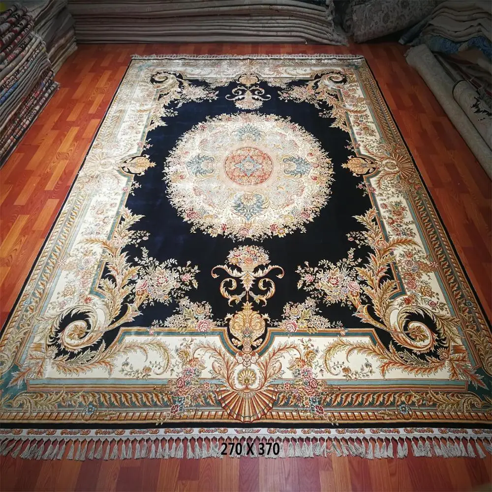 Top Turquia 260 Lineas De Calidad De 250x350cm Moderna Alfombra De Seda Oriental Qom Mano Anudada Alfombra De Alfombra Persa Hecha A Mano Buy Alfombra De Seda Moderna Alfombra De Seda De