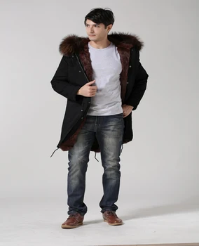 Chinese Clothing Manufacturers Men's Winter Parka With Fur Lined And ...