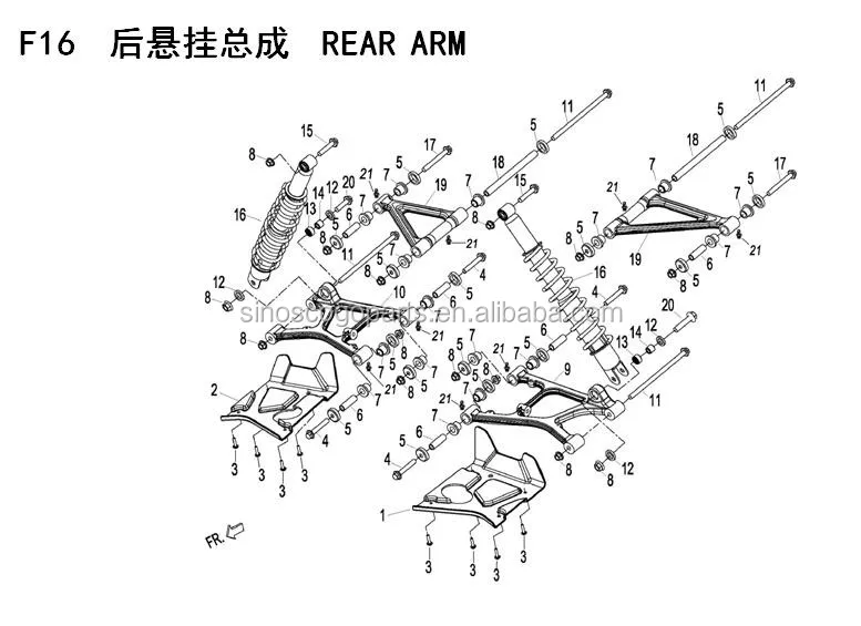 Atv500 Actuator,Jaguar 500cc Atv Divide Device Transfer Case 4x4