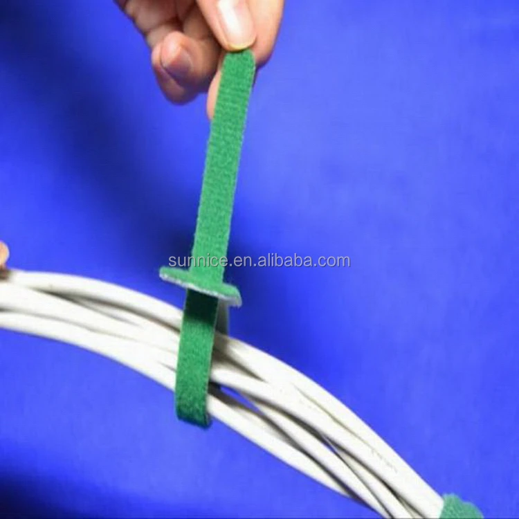 Nylon Hook and Loop Cable Ties for Power Wire