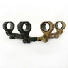 Premium Tan Black 20mm picatinny rail 1" 30mm One piece scope mount rings with spirit bubble level
