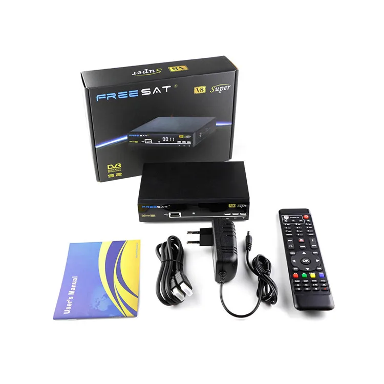 Receptor Satélite Mpeg4 Fta,Decodificador Iptv Compatible Con Powervu