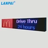 2019 hot window led panel high brightness outdoor full color led advertising moving sign board