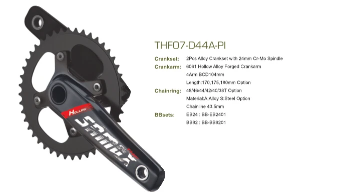 crankset for bmx