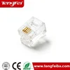 RJ11 4PIN telephone Cable modular Cat3 connector/plug