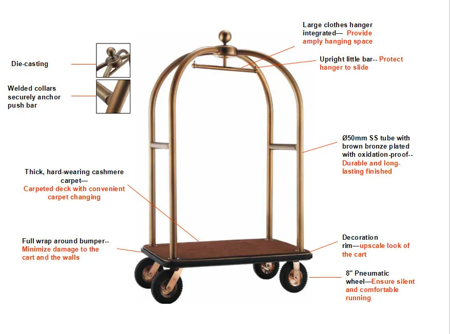 luggage carrier trolley