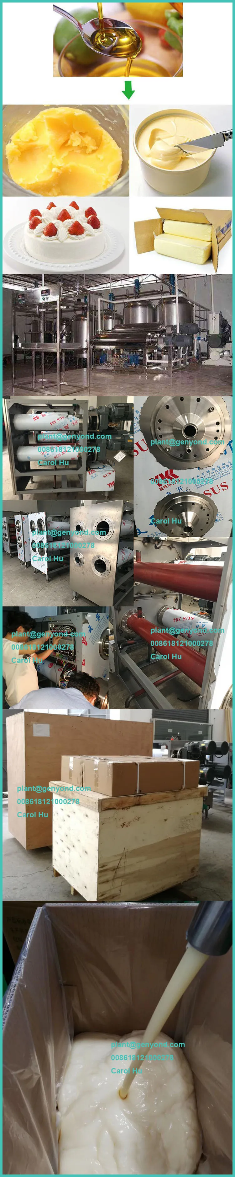 margarine butter making machine