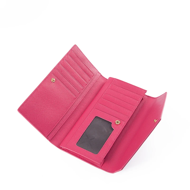 Fashion Pu Young Girl's Rfid Women Wallet Faux Leather Rfid Long Clutch