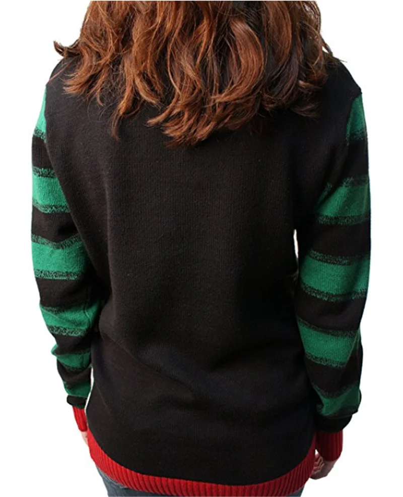 P18a89hx Ugly Christmas Sweater Plus Size Women Led Light Up Pullover