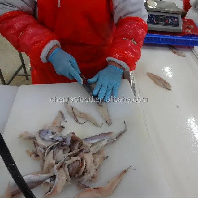 frozen breaded blue whiting fish fillet