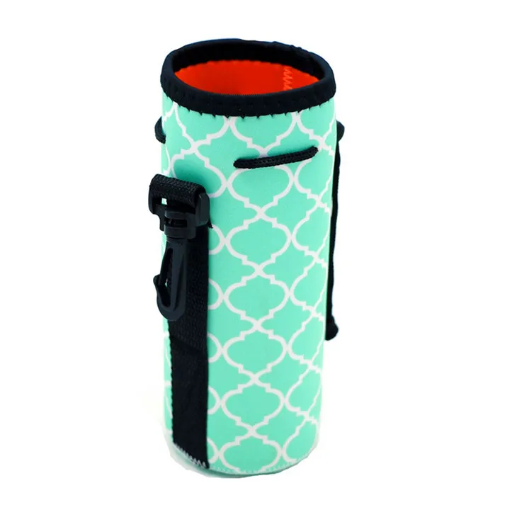 Neoprene Insulated Water Drink Bottle Cooler Carrier Cover Sleeve Case Navy 
