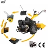 9.3HP diesel engine 3 Forward,3 reverse tractor cultivator farm brush cutter