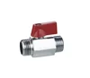 Factory directly chrome plated male male mini ball vale