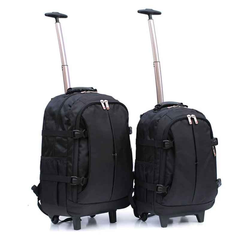 Two Size Rolling Laptop Bag Trolley,Travel Briefcase Laptop Bag With