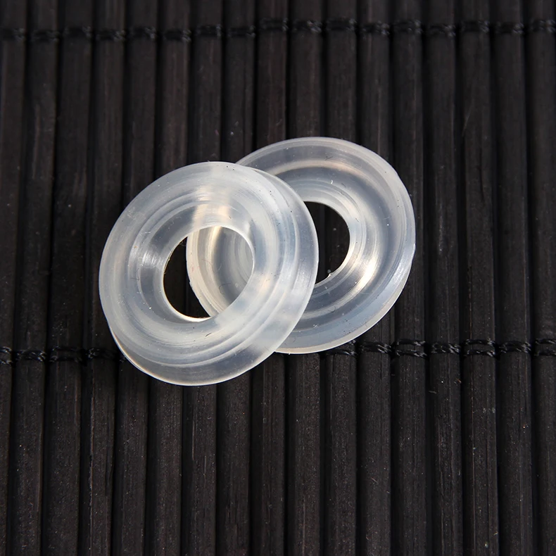 Food Grade Material Thin Clear Silicone Rubber Washers - Buy Clear ...