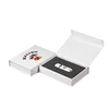 Custom cardboard presentation wedding gift packaging usb box with magnetic closure