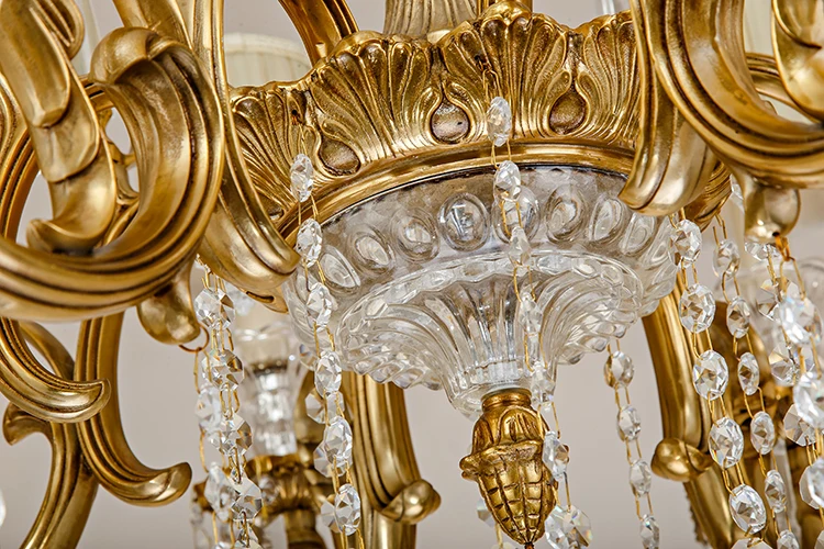 circle crystal chandelier