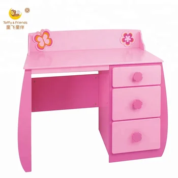 Kids Wooden Pink Desk